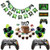 CrzPai Video Game Party Decorations Happy Birthday Gaming Banner GAME ON Welcome Hanging Decor, Gamer Party Supplies Cupcake Toppers Set for Gaming Theme Birthday Party CrzPai Video Game Party Decorations Happy Birthday Gaming Banner GAME ON Welcome Hanging Decor, Gamer Party Supplies Cupcake Toppers Set for Gaming Theme Birthday Party