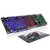 RGB Gaming Keyboard and Colorful Mouse Combo,USB Wired LED Backlight Gaming Mouse and Keyboard for Laptop PC Computer Gaming and Work,Letter Glow,Mechanical Feeling