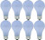 GE Lighting 67773 Reveal 53-Watt, 790-Lumen A19 Light Bulb with Medium Base, 8-Pack