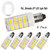 E11 Dimmable Mini Candelabra E11 Base T4 JD 110V LED Halogen Replacement Bulb, 4W, 40W Equivalent, Warm White 3000K, 5-Pack