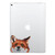 FINCIBO 5 x 5 inch Red Fox Removable Vinyl Decal Stickers for iPad MacBook Laptop (Or Any Flat Surface)