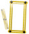 VViViD Yellow Heavy-Duty Multi-Angle Adjustable Four Holder Template Ruler