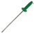 UltraSource Honing Steel, 10-Inch, Coarse, Green Handle