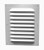 Duraflo 620816 Gable Vent, 8-Inch X 16-Inch