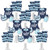 Big Dot of Happiness Hello Little One - Blue and Silver - Boy Baby Shower Centerpiece Sticks - Showstopper Table Toppers - 35 Pieces