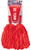 Forum Novelties Cheerleader Pom Pom and Megaphone Set (Red)