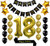 Gold 18th Birthday Decorations Balloon Banner - Happy Birthday Banner, 18 Gold Number Balloons, Gold and Black Balloons, Happy Birthday sash, Birthday Decoration Supplies Fancy Gold 18th Birthday Decorations Balloon Banner - Happy Birthday Banner, 18 Gold Number Balloons, Gold and Black Balloons, Happy Birthday sash, Birthday Decoration Supplies Fancy