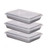 DONGRONG Nonstick Baking Pan With Lid, Rectangle Bakeware, Pan Cake, Cookie Sheet Set of 3