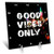 3dRose Good Vibes Blurry Colorful NYC Background - Desk Clock, 6 by 6-Inch (dc_221416_1)