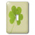 3dRose lsp_39339_1 Clover- Irish Art- St. Patrick's Day Single Toggle Switch, Green