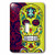 3dRose lsp_224847_1 Green Sugar Skull With Purple Reflection Single Toggle Switch
