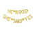 He Asked She Said Yes Banner, Gold Glitter Paper Sign for Wedding, Engagement, Bridal Shower Party Decorations