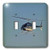 3dRose lsp_11349_2 Helicopter Hovers in Blue Sky Double Toggle Switch