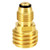 Hooshing Propane Tank Adapter Converts POL LP Tank Service Valve to QCC1 / Type1 Hose or Regulator Solid Brass Old to New