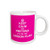 3dRose mug_179744_1 Hot Pink Keep Calm and Pretend its on the Lesson Plan Fun Teacher Gift, Ceramic Mug, 11-Ounce