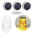 MUCH Solar Mason Jar Lights Outdoor 100 LED Wireless Motion Sensor Lights with 270° Wide Angle IP65 Waterproof Security Night Warm Light for Deck Fence Post Door Wall Yard and GaragePathway Porch