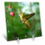 3dRose Hummingbird Desk Clock, 6 by 6-Inch