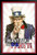 I Want You to Party Uncle Sam Funny Black Wood Framed Art Poster 14x20