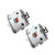 Austark 2Pcs Nintendo Wii MotionPlus Motion Plus Adapter for Original Nintendo Wii Remote Controller (White)