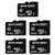 Micro Center 64GB Class 10 Micro SDXC Flash Memory Card with Adapter for Mobile Device Memory Cell Phone Tablet Drone(5 Pack)