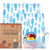 Assorted 3 Pack, Eco Friendly Reusable Food Wraps, Sustainable Plastic Free Food Storage - 1 Small, 1 Medium, 1 Large (Blue)
