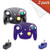 VTone Wireless Gamecube Controller, 2 Pieces 2.4G Wireless Classic Gamepad with Receiver Adapter for Wii Gamecube NGC GC (Black and Dark Blue)
