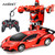 AHIROT RC Car for Kids Transform Car Robot, Deformation Car Model Toy 1:18 Transformation Remote Control Vehicle for Children