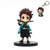 wishclcl Demon Slayer Figure Kimetsu No Yaiba Figure Mini Festive Decorat Gift