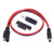 iGreely SAE Plug to DC 5.5mm x 2.1mm Male Cables with SAE Polarity Reverse and DC 8mm Adapter for Automotive RV Solar Panel 14AWG 2ft/60cm