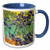 3dRose Irises By Vincent Van Gogh 1889" Mug, 11 oz, Blue
