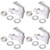 Replacement Cooler Faucet 4 White Water Dispenser Tap Set. BPA Free Plastic Spigot.