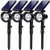 InnoGear Solar Lights, 2-in-1 Waterproof 3 LED Solar Spotlights Adjustable Wall Light Landscape Lighting Security Light Outdoor Auto On/Off for Patio Deck Yard Garden Driveway, Pack of 4