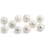 Artncraft Set Vintage Color Multi Designed Ceramic Cupboard Cabinet Door Knobs Drawer Pulls & Chrome Hardware