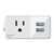 Geeni GN-WW106-199 Switch + Charge Smart Wi-Fi Plug with 2 USB Ports, No Hub Required, Works with Amazon Alexa, Google Assistant & Microsoft Cortana, White