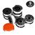 Eventronic Line String Trimmer Replacement Spool, 30ft 0.065" Autofeed Replacement Spools for BLACK+DECKER String Trimmers, 9 Pack (8 Replacement Spool, 1 Trimmer Cap)