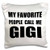 3D Rose My Favorite People Call Me Meme Fun Black Text Design for Grandma Pillow Case, 16" x 16"