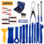 KAMNIA 38Pcs Trim Removal Tool, Car Panel Door Audio Trim Removal Tool Kit, Auto Clip Pliers Fastener Remover Pry Tool Set, Car Upholstery Repair Kit, Prying Tool Kit with Storage Bag