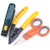 Optic Fiber Cable Cutter Stripper Scissors for Fiber Optic Kevlar Shears with Double Hole Pliers