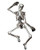Amscan Jointed Skeleton Cutout Decoration 53 Inches