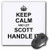 3dRose Mouse Pad Keep Calm and Let Scott Handle It - Funny Personal Name - 8 by 8-Inches (mp_233383_1)