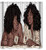 American Couple Black Hair Lover Fabric Shower Curtain Sets Bathroom Decor with Hooks Waterproof Washable 71 x 71 inches Black Brown White