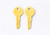 TPX83 Pair of 2 -Replacement Keys for Gas Pump TPX83 Keys pre Cut to Code by keys22