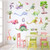 Mendom Watercolour Dinosaur Wall Decals, Peel and Stick Colorful Wall Art Mural for Kids Bedroom,Nursery, Classroom & More