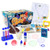 Learn & Climb Kids Science Kit with Lab Coat - Over 20 Science Experiments. Ages 4+ ( Color of Lab Coat Buttons May Vary)