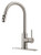 Kitchen Faucet, Kitchen Sink Faucet, Sink Faucet, Pull-down Kitchen Faucets, Bar Kitchen Faucet, Brushed Nickel, Stainless Steel, RULIA RB1018