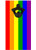 Rainbow Wall Mounted Wood Beer Bottle Opener Makes a Great Gift