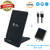 Fast Wireless Charger (with QC 3.0 Adapter), 3 Coils Qi 7.5W Fast Wireless Charging foldable Stand for iPhone X iPhone 8/8+, 10W Fast Qi Charging for Galaxy S9/S9+ Note 8/5 S8/S8+ S7/S7 Edge S6 Edge+