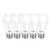 LE LED Light Bulbs, 60W Equivalent 800 Lumens 2700K Soft Warm White Non-Dimmable, A19 E26 Standard Medium Base, 9 Watt UL Listed, 15000 Hour Lifetime, Pack of 5