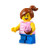LEGO City Minifigure - Girl with Ponytail (with Cupcake) 31077