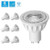 GU10 LED Bulbs, Lintelek GU10 Light Bulbs, 50W Halogen Bulbs Equivalent, Warm Bright White 3000K, 40 Beam Angle GU10 LED Spotlight, Non-Dimmable (6 Pack)